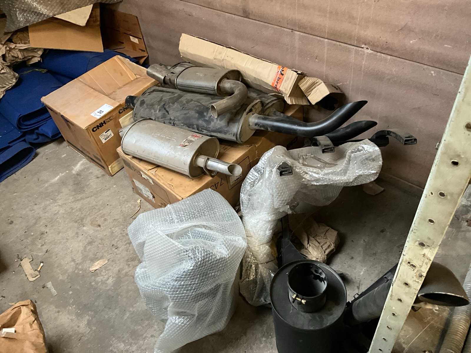 New Holland Party exhausts