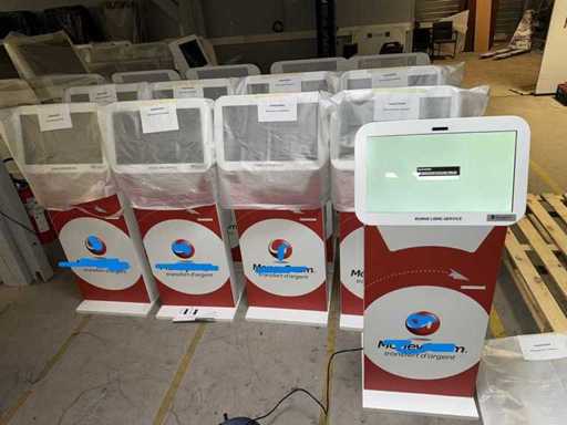 ViewSonic - VSD243-BKA-EV0 - Kiosken met nieuwe touchscreens en ticketprinters (8x)