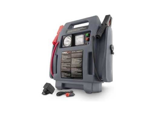 Powerplus 4-in-1 energy station POWE80090 - jump starter 1600cc - 7000mAh power supply - 17 bar compressor - 3.6W light - with 3 acc.