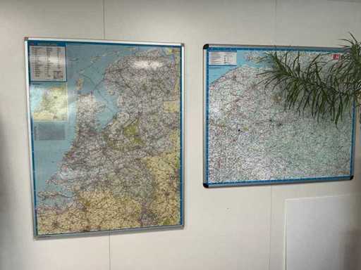 Streckenkarte Niederlande und Belgien