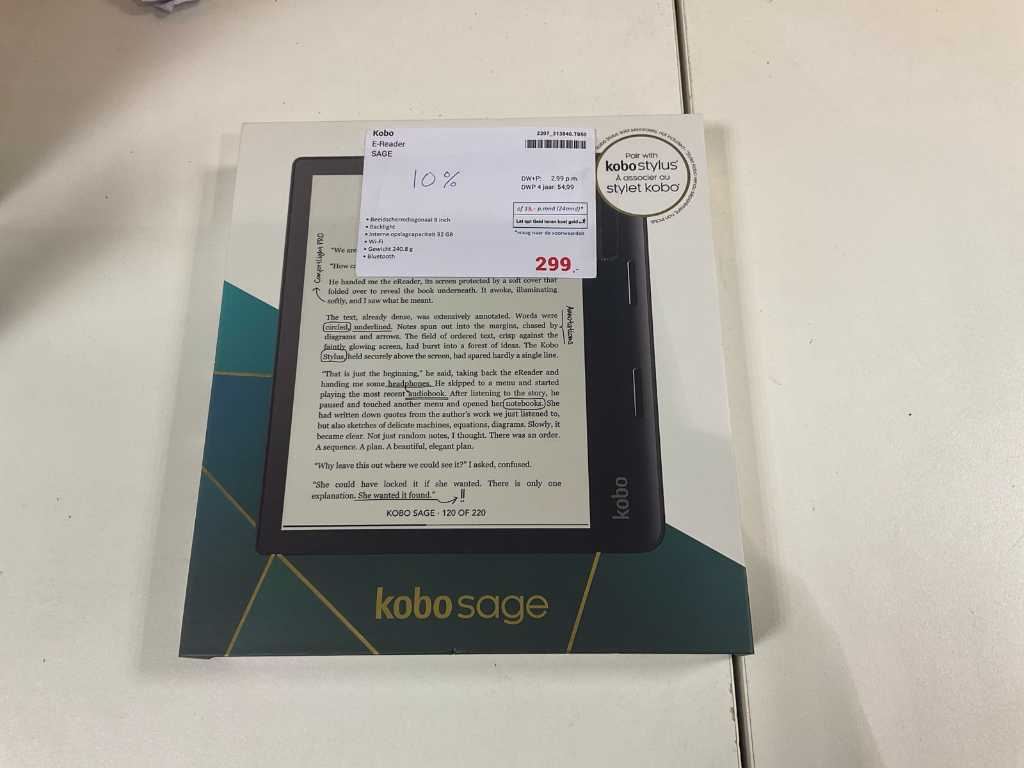 Kobo Sage e-reader  Troostwijk Auctions