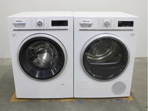 Siemens iQ700 iSensoric aquaStop lavatrice & Siemens iQ700 iSensoric autopuliente asciugatrice a condensazione