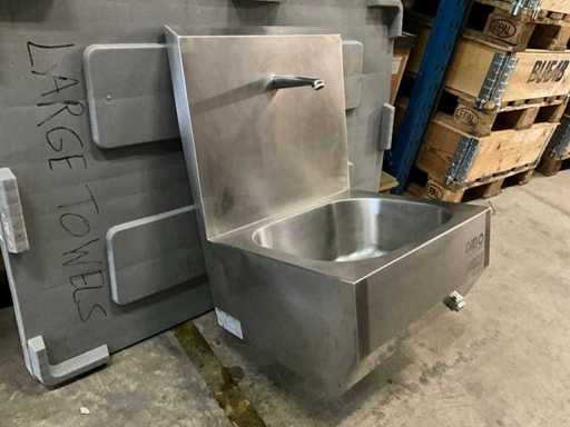 Dibo Cleaning Systems Roestvrijstalen kniebediende wasbak