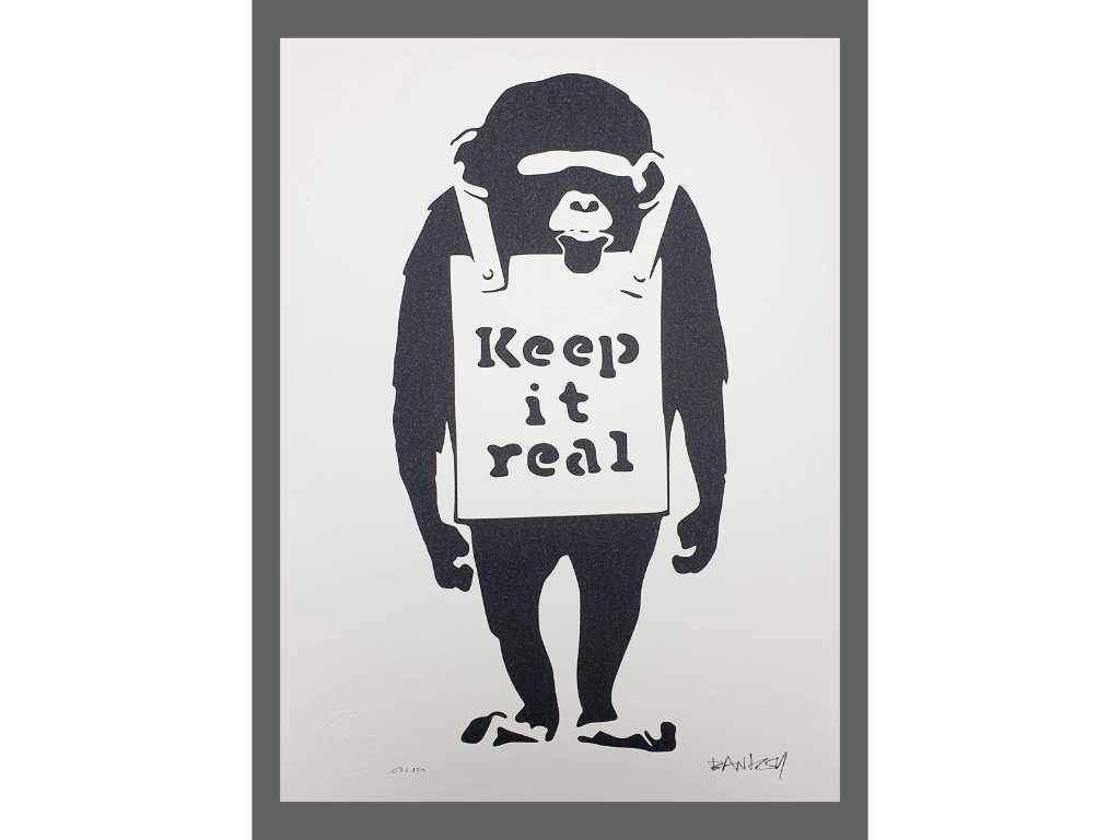 Banksy - Keep it real - Lithografie