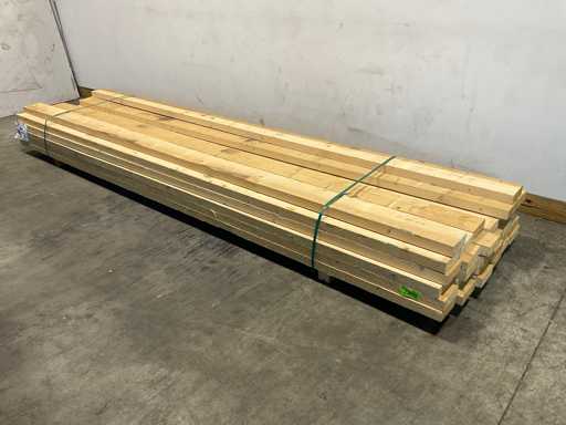 Vuren balk ruw 390x15x5 cm (30x)
