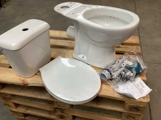 Differnz toiletpot met spoelreservoir