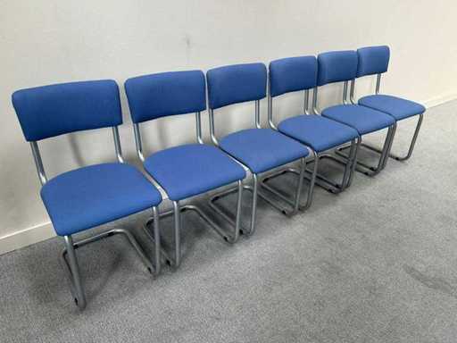 slede - Kantinestoel (6x)