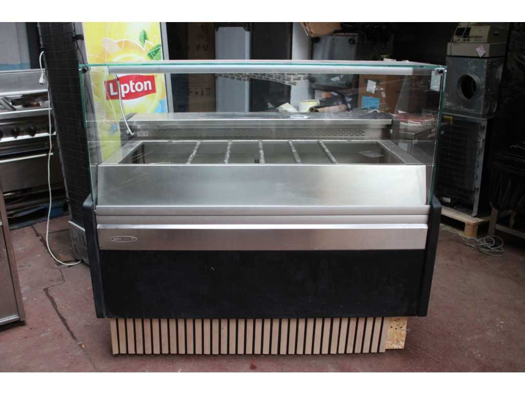 Stainless steel refrigeration counter DOCRILUC