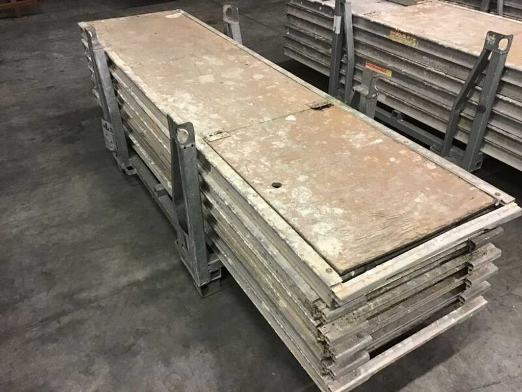 Hünnebeck Bosta70 | Panouri de coridor pentru scări din aluminiu L250, sortate | SO001034