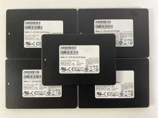 SSD SATA 2,5 pouces de classe entreprise Samsung (MZ-7LH1T90) (5x)