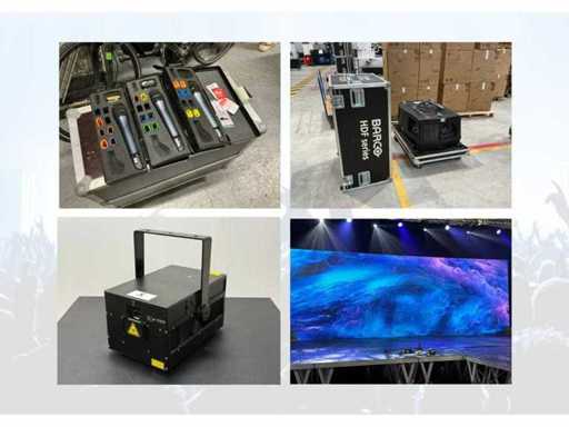 Audio-visual equipment: Sound, Video, Light, LED Wall