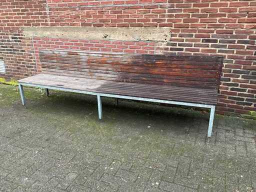 Banc de terrasse en bois dur