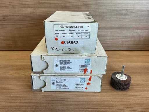 Role de șmirghel și discuri de șlefuit cu clapete