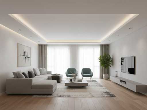 4.9W LED Recessed Spotlight 4000K with lens (100x)