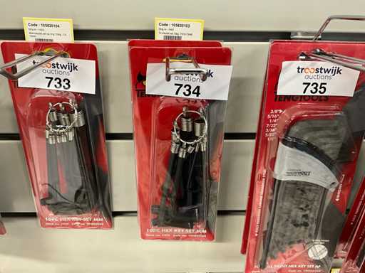 Set di chiavi esagonali Tengtools (2x)