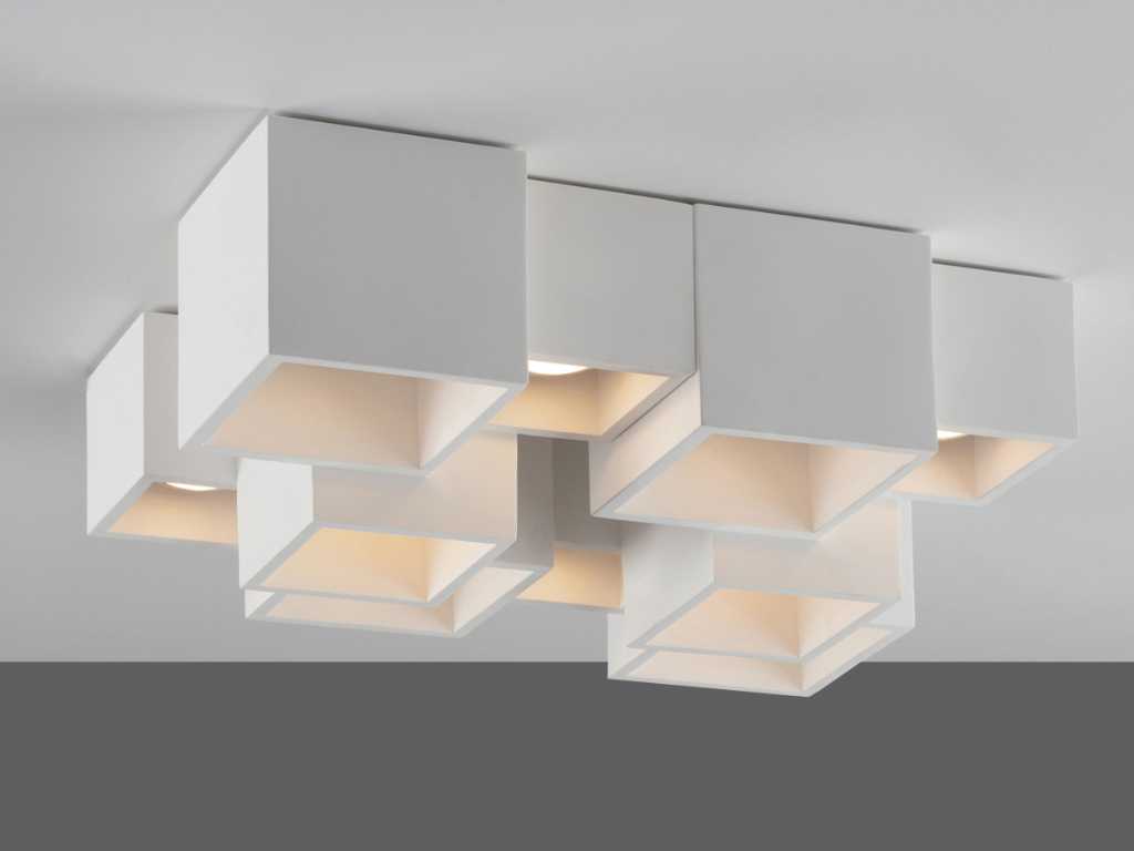 2 x BLOQ 3.0 & BLOQ 5.0 design surface-mounted spotlights