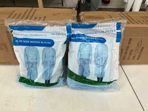 100% PP non woven blouse blauw (200x)