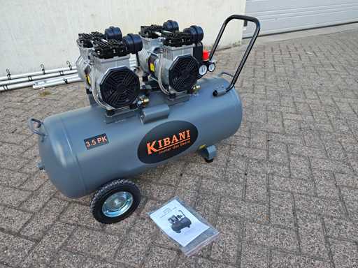 Kibani - Compresor fără ulei 100ltr