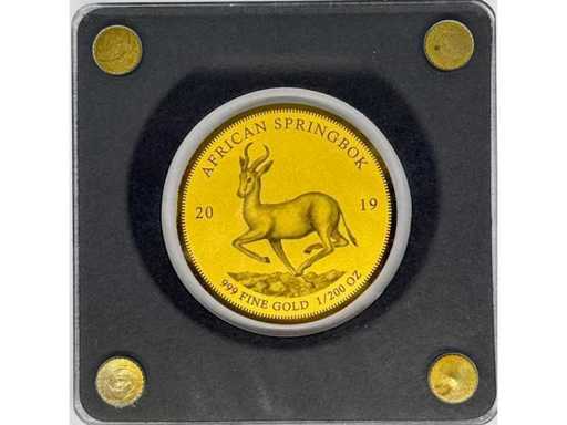 Gold 999 (1/500 oz) – 3000 Francs CFA "Magdeburg Cathedral – Saxony-Anhalt" Coin – Republic of Chad – 18 mm