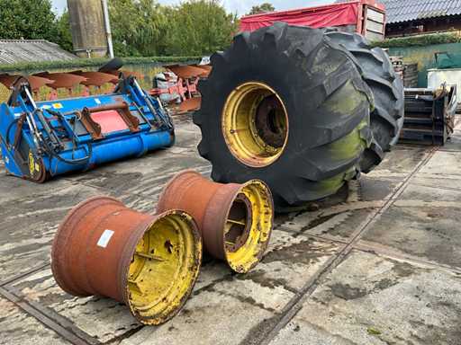 Firestone Heavy Duty Deep Tread Wiel en velg (2x)