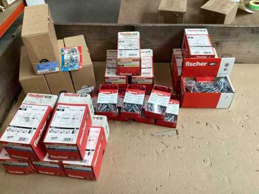 FISCHER mischt verschiedene Befestigungselemente (59x)