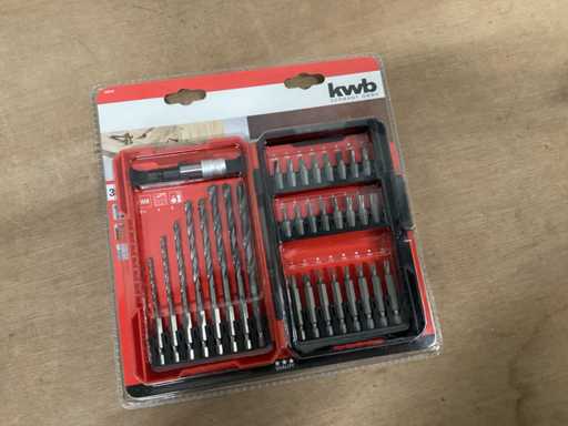 KWB-Bohrer und Bohrerset, 33 Stück (3x)