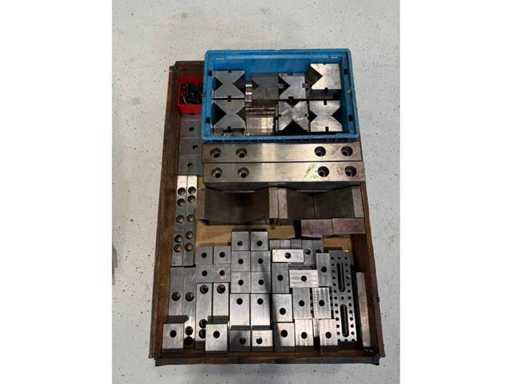 Bloques de acero de precisión, ángulos, bloques en V, placas de sujeción - Mecanizado CNC