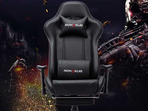 Gamingstoel, ergonomische hoge rugleuning racestoel