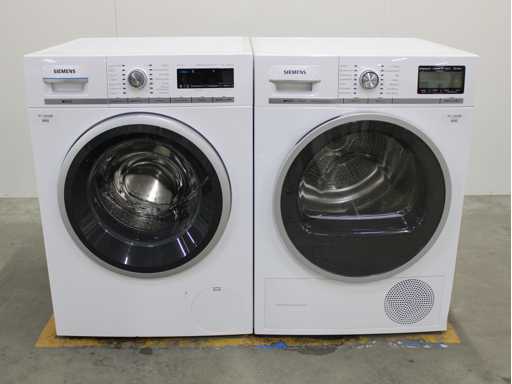 Siemens iQ700 iSensoric aquaStop lavatrice & Siemens iQ800 iSensoric autopuliente asciugatrice a condensatore