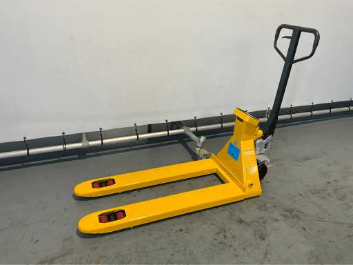 RTE - TPO 2550 5852 - Hand hydraulic pallet truck with weighing function