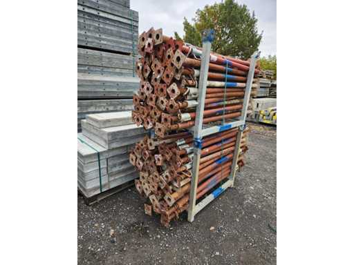 Schake props 1.80–3.00 m – 70 pieces on pallet – telescopic props / slab props made of steel – tested & ready for use
