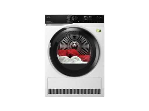 AEG Series 8000 TR8T75780, Vrijstaand, Voorlader, Warmtepomp, Duits Display