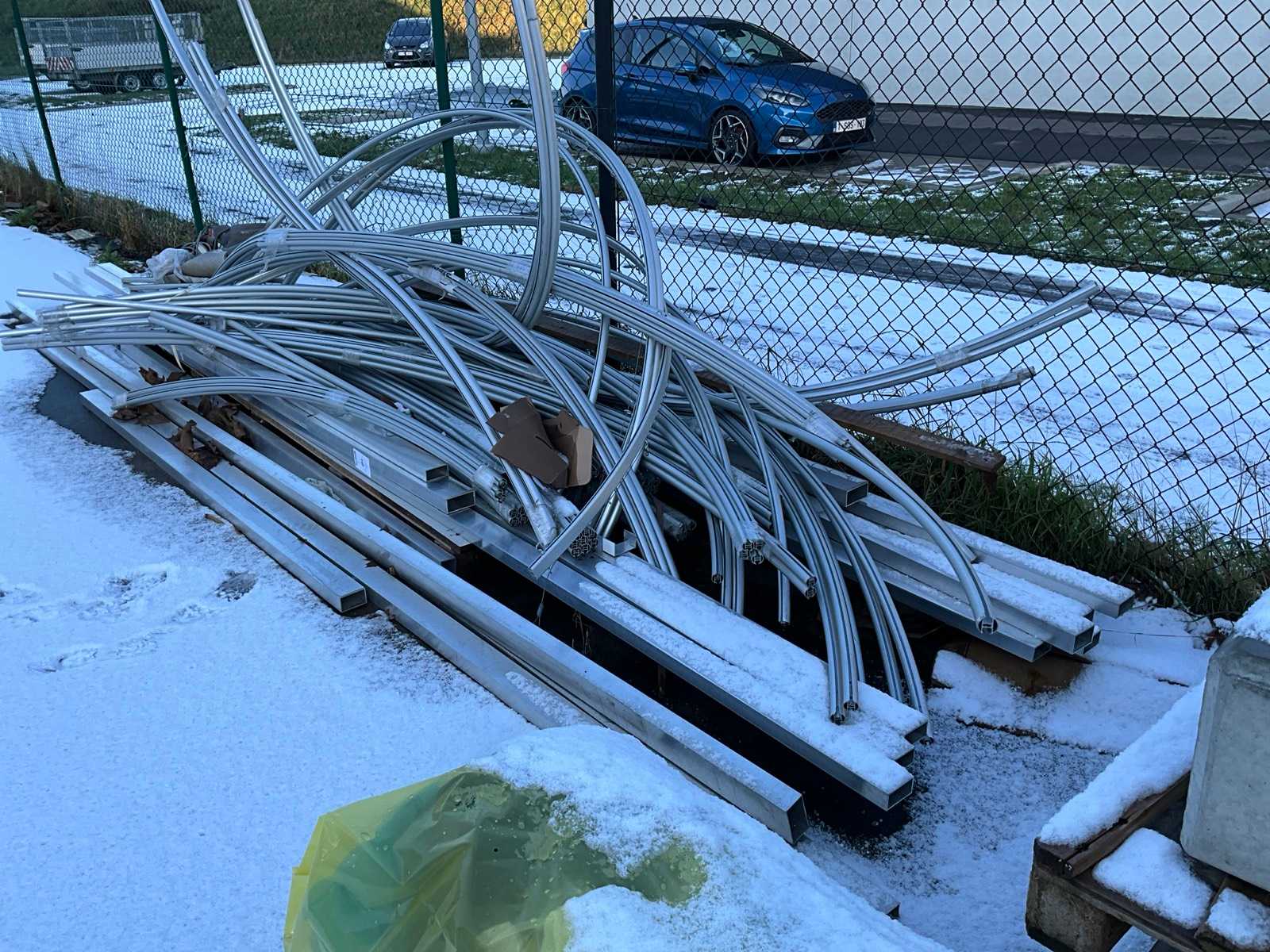 Batch of aluminium profiles