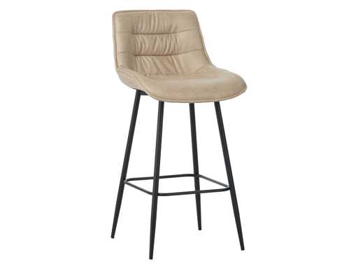 Colenis - Manila Barkruk - set van 50 - Beige - Microfiber Stof- Zonder Armleuning