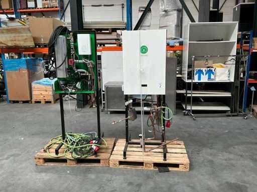 Verwarmingsinstallatie testopstelling
