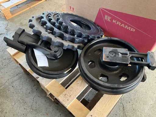 Sprockets and track rollers