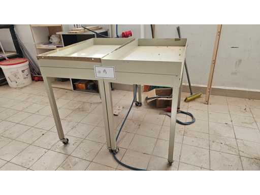   Kleine mobiele onderdelen sorteertafel / baktafel