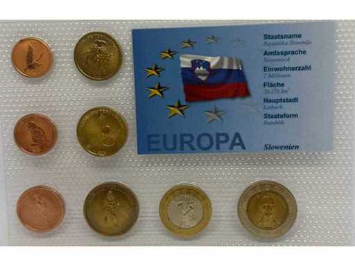Euro pattern coin set – Slovakia 2008