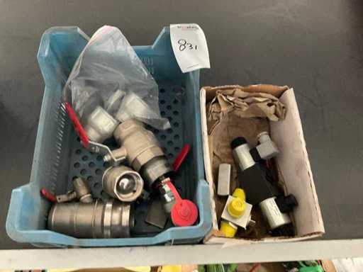 Magneetventiel, Afsluiters, koppelingen