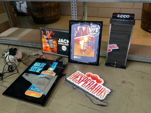 Jack Daniels Lichtreclame (3x)