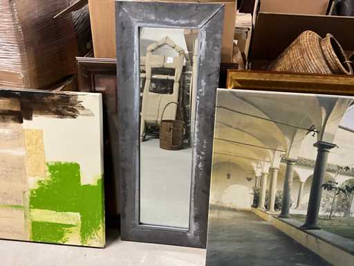 Miroir doublé de plomb