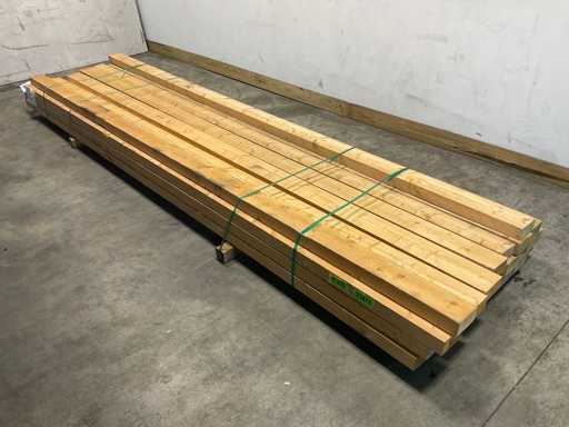 Grezza della trave di abete 420x12,5x6,3 cm (24x)