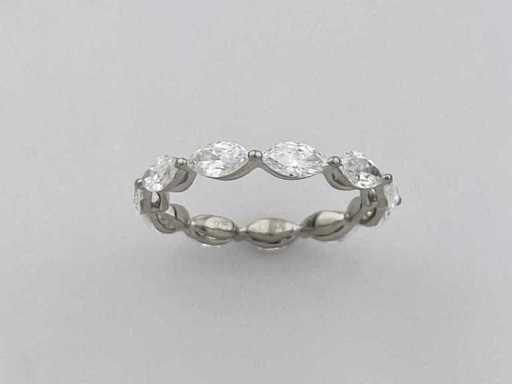 Marquise Diamond Eternity Band 2.34 Cts Ring Inspired By Taylor Swift