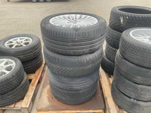 Continental Autoreifen mit Audi Felge 225/50 R17 (4x)