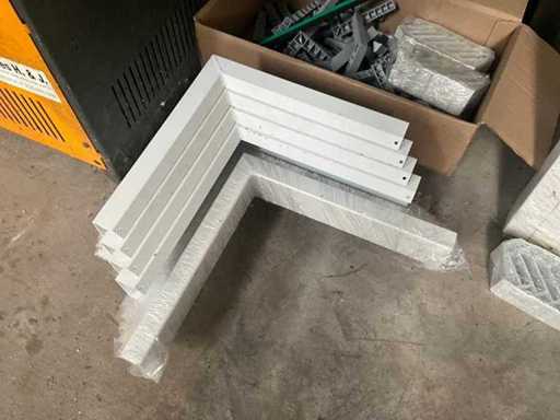 Alu Hoeken voor dakranden (14x) clips&go