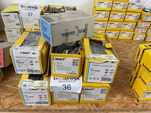 7 dozen bevestigingsmaterialen