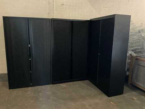 Szafka z drzwiami rolkowymi ok. 120x45x198cm (3x)