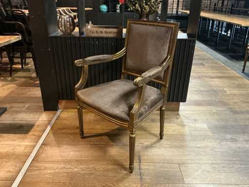 Restaurantstoel klassiek met arm (11x)