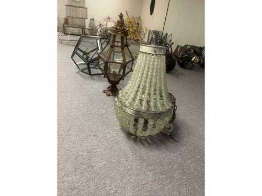 Original exclusif EICHHOLTZ, lustre en cristal d’environ 80 cm de haut et 40 de large