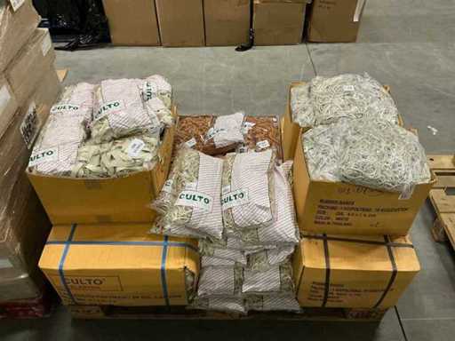 Batch of various elastics 1kg per bag (150x)
